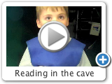 Reading in the cave