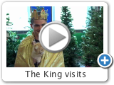 The King visits