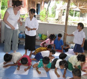 Scottish Burmese teacher collaboration