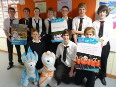Pupils from Lasswade High School